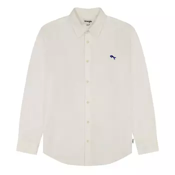 Wrangler Oxford skjorte, White