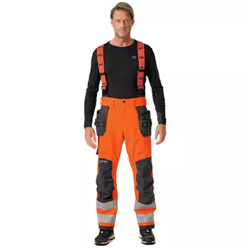 Helly Hansen Alna 2.0 shell trousers, Hi-vis Orange/charcoal