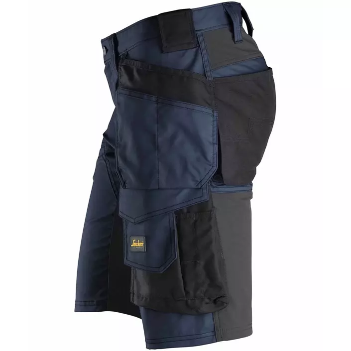 Snickers AllroundWork craftsman shorts 6141, Navy/Black, large image number 4