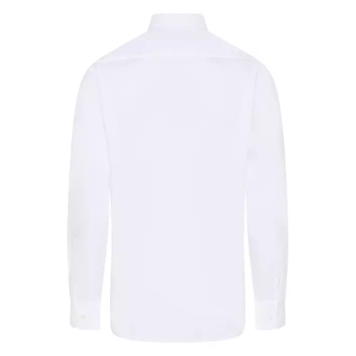 Angli Classic Stretch pilotskjorte, Hvid, large image number 1