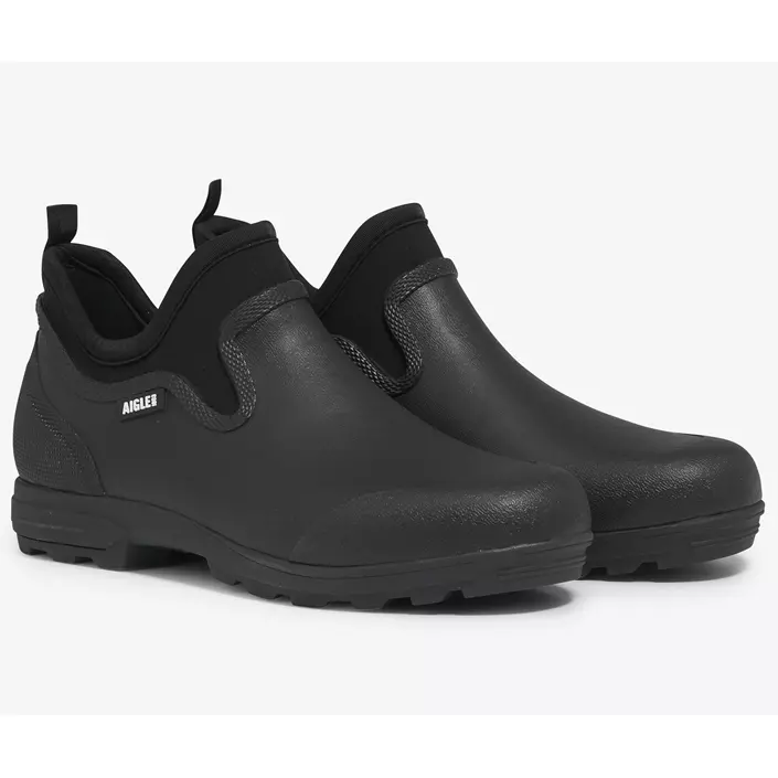 Aigle Lessfor Plus M2 gummistøvler, Noir, large image number 1
