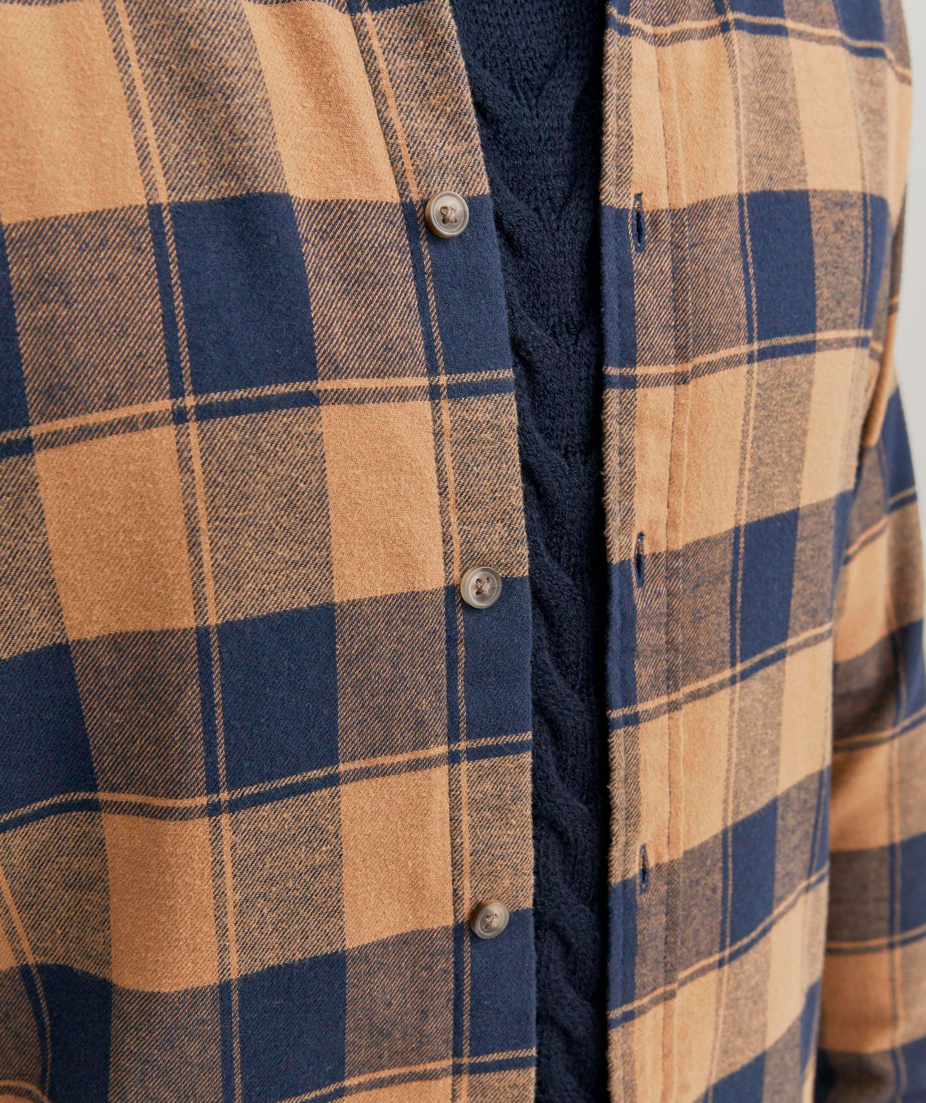 Jack & Jones JJEJOSHUA Buffalo flannel shirt, Otter, large image number 4