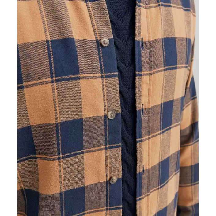 Jack & Jones JJEJOSHUA Buffalo flannel shirt, Otter, large image number 4