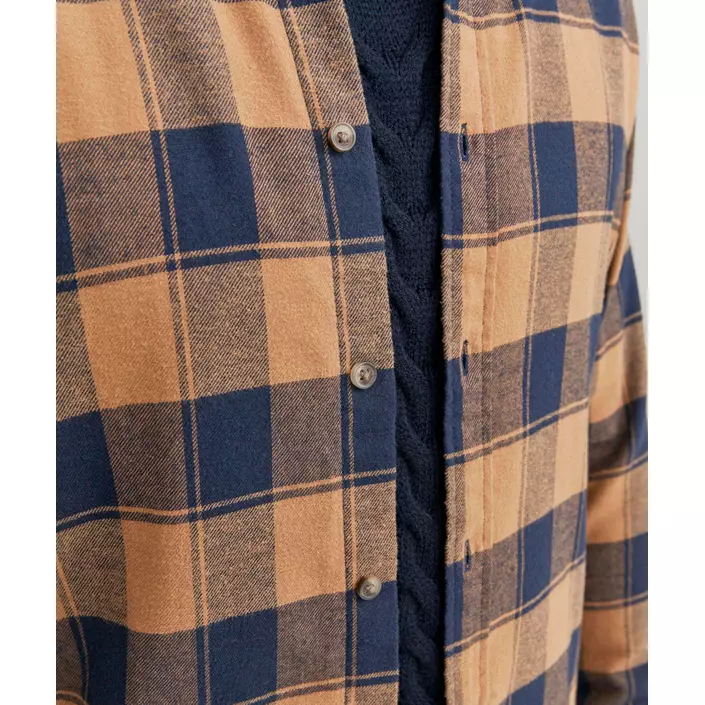 Jack & Jones JJEJOSHUA Buffalo flannel shirt, Otter, large image number 4