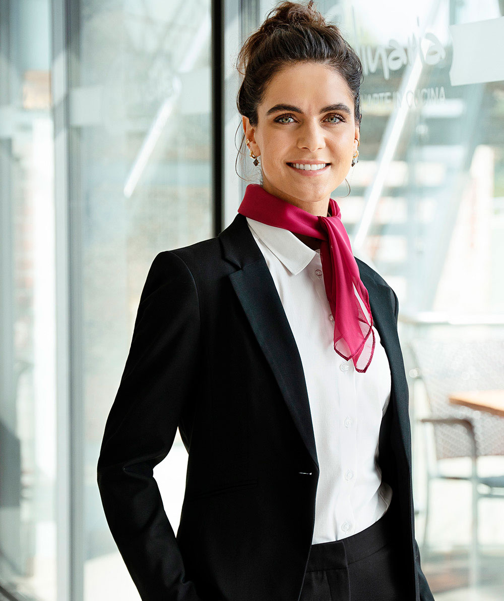 Karlowsky classic chiffon t&oslash;rkl&aelig;de, Fuchsia, Fuchsia, large image number 3