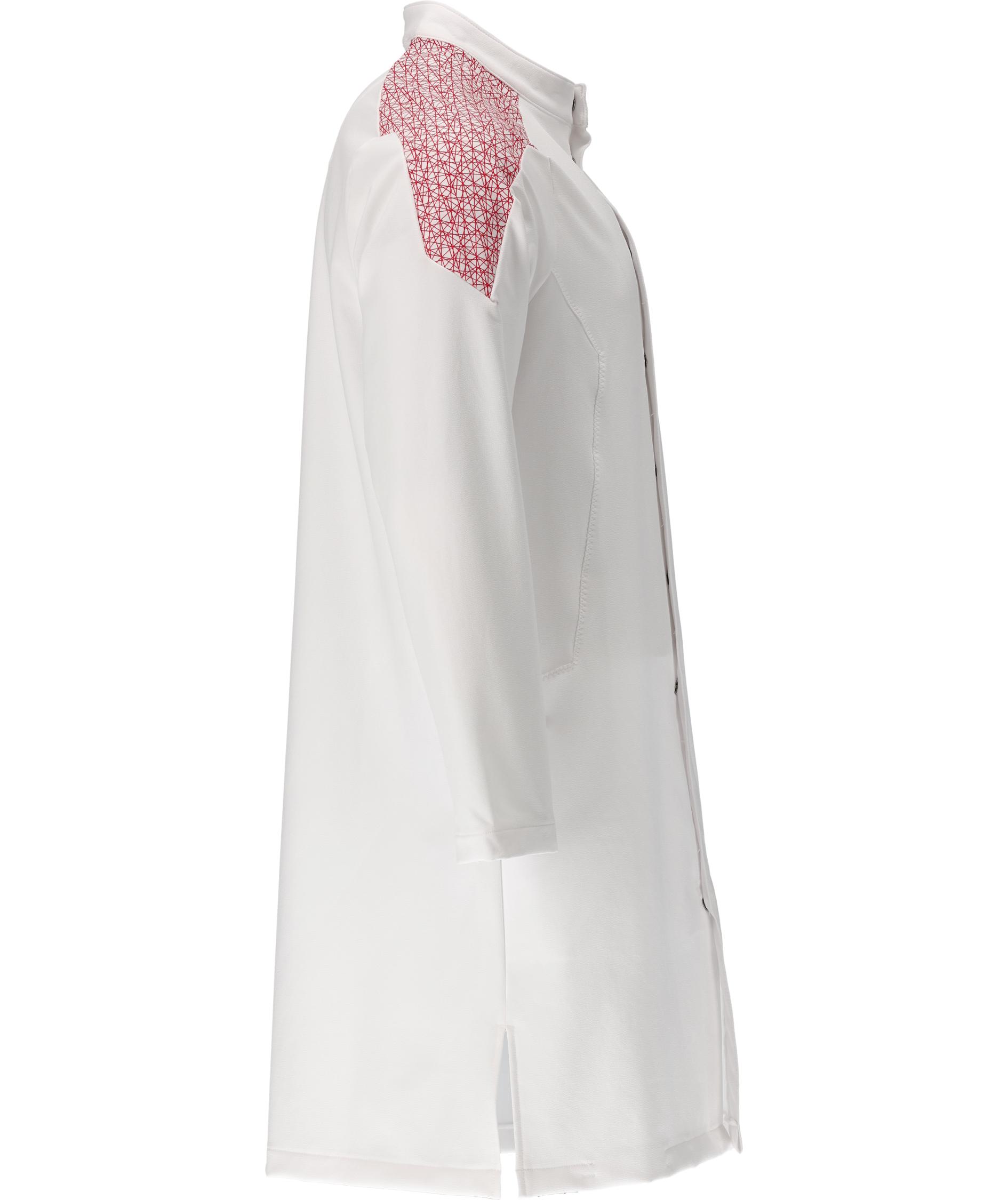 Mascot Food & Care HACCP-approved lab coat, White/Signalred, large image number 3