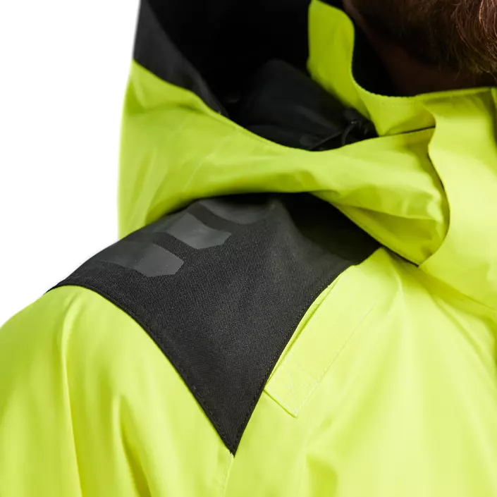 Blåkläder vinter parkajakke, Hi-vis Gul/Sort, large image number 7