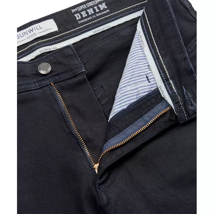 Sunwill Super Stretch Fitted jeans, Black/Blue, large image number 3