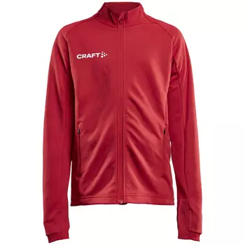 Craft Evolve Full Zip Sweatshirt für Kinder, Rot