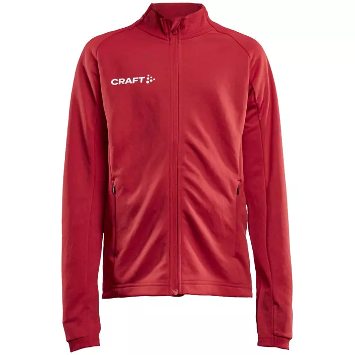 Craft Evolve Full Zip Sweatshirt für Kinder, Rot, large image number 0