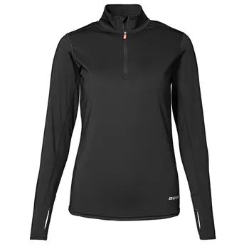 GEYSER Warm trainer long-sleeved women's running T-shirt, Black