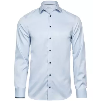 Tee Jays Luxury Slim fit skjorte, Lyseblå/blå