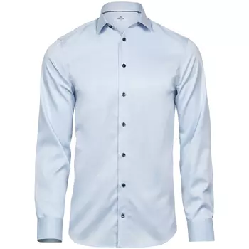 Tee Jays Luxury Slim fit shirt, Light blue/blue