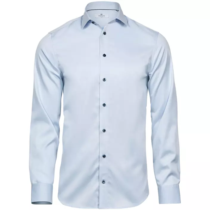 Tee Jays Luxus Slim fit Hemd, Hellblau/blau, large image number 0