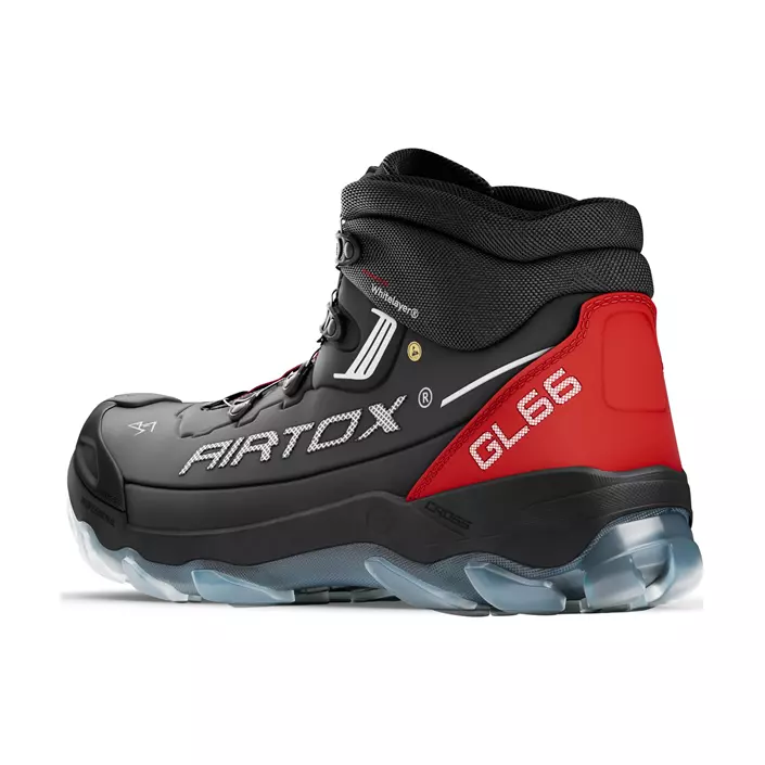 Airtox GL66 safety boots S3, Black/Red, large image number 6