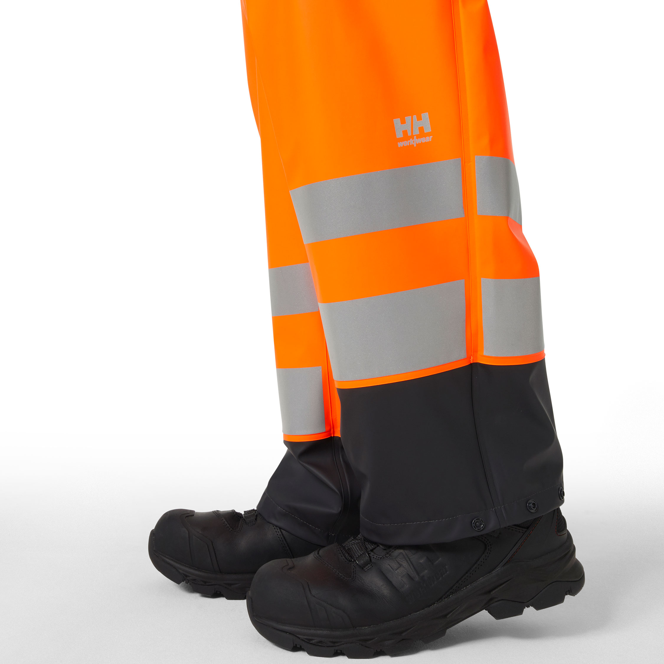 Helly Hansen Addvis rain trousers, Hi-vis Orange/Ebony, large image number 5
