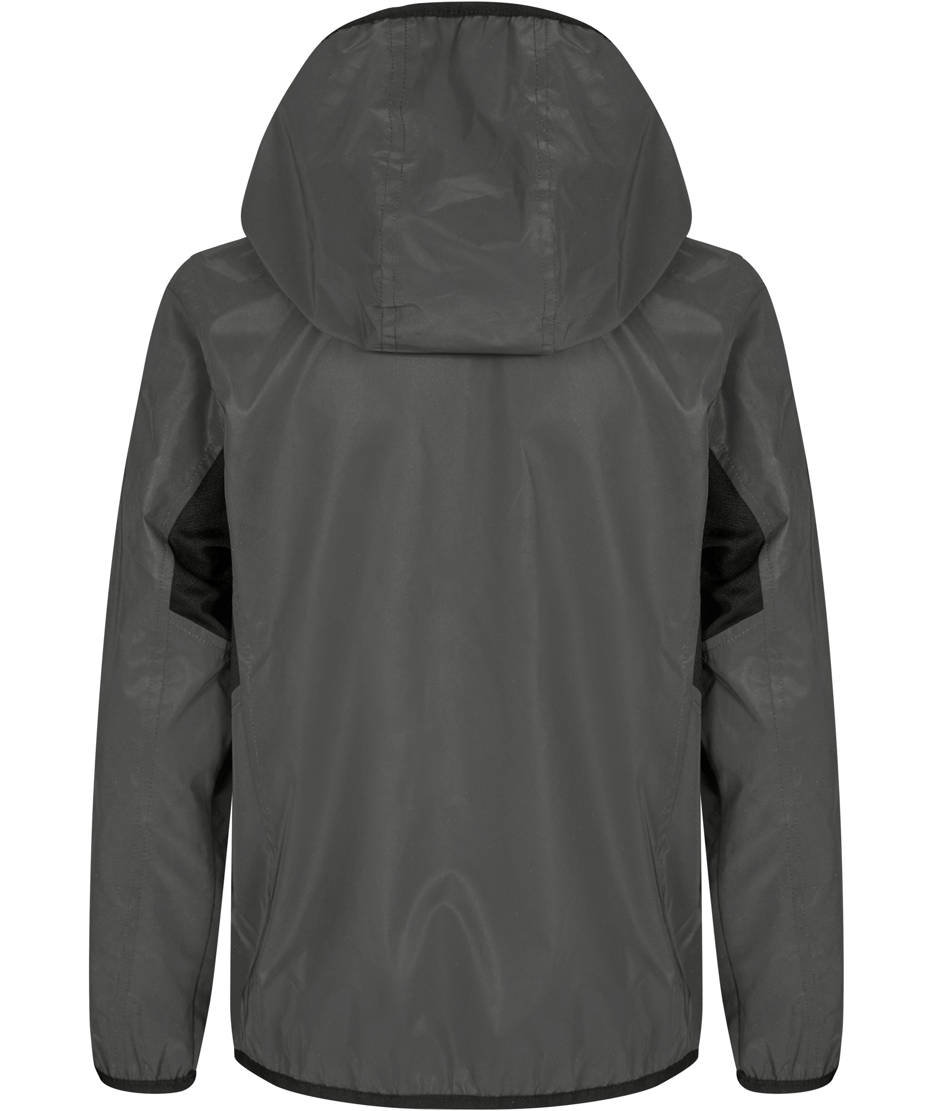 Clique Willmar Hi-vis wind jacker for kids, Reflective Grey, large image number 2