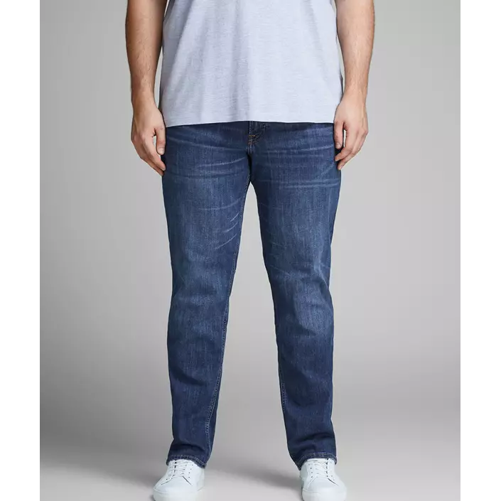 Jack & Jones JJITIM JJORIGINAL AM814 Plus Size Slim Fit Jeans, Blue Denim, large image number 1