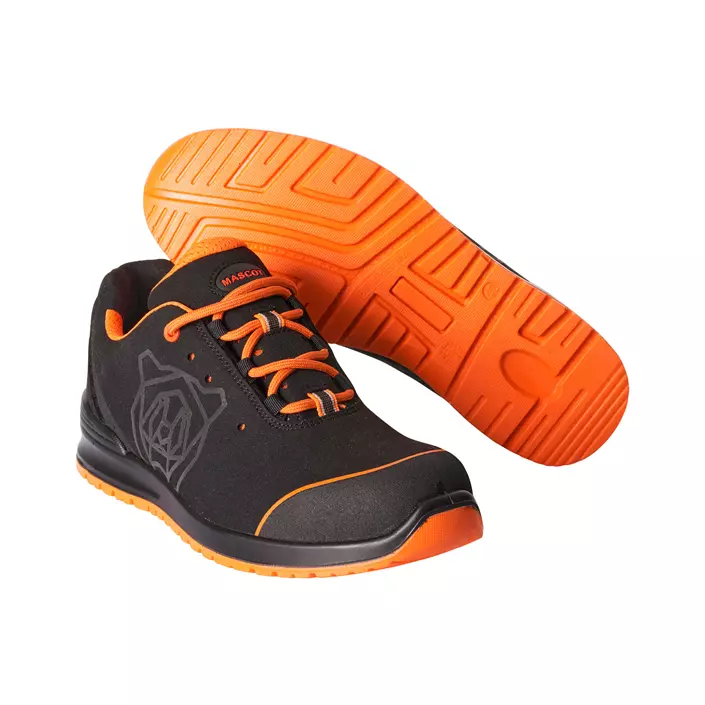 Mascot Classic safety shoes S1P, Black/Orange, large image number 0