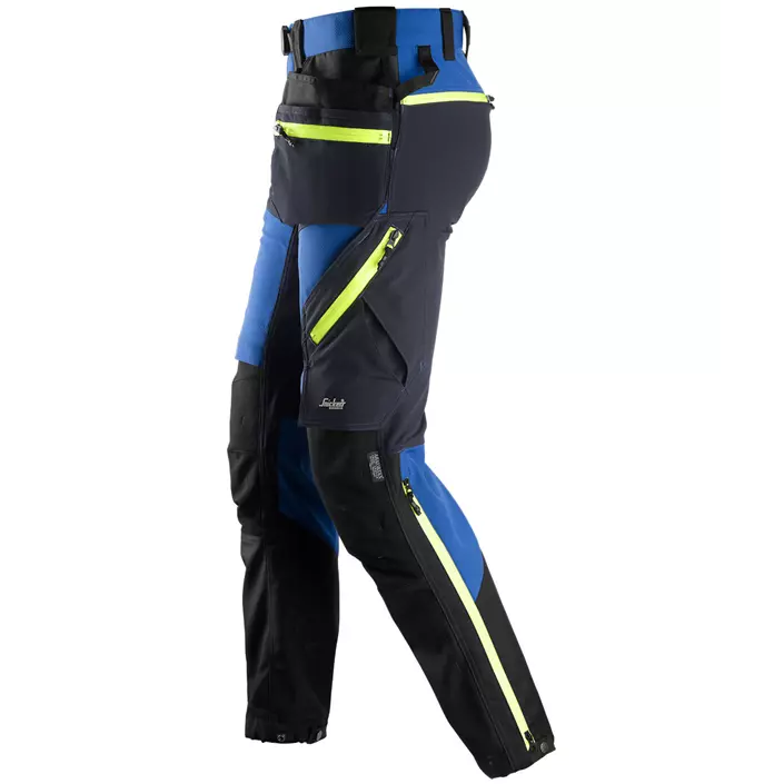 Snickers FlexiWork craftsman trousers 6940 full stretch, True Blue/Marine, large image number 3