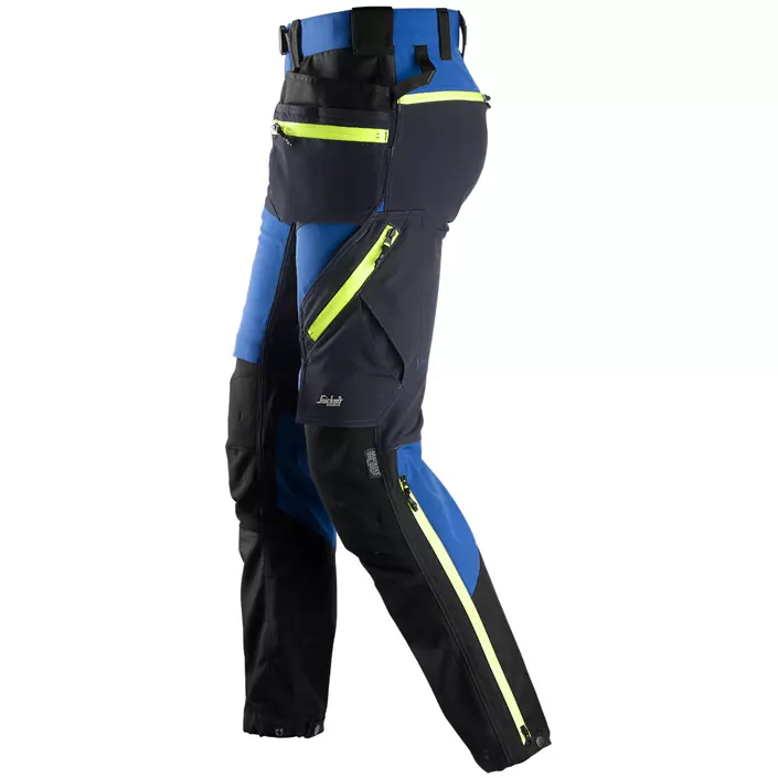 Snickers FlexiWork craftsman trousers 6940 full stretch, True Blue/Marine, large image number 3