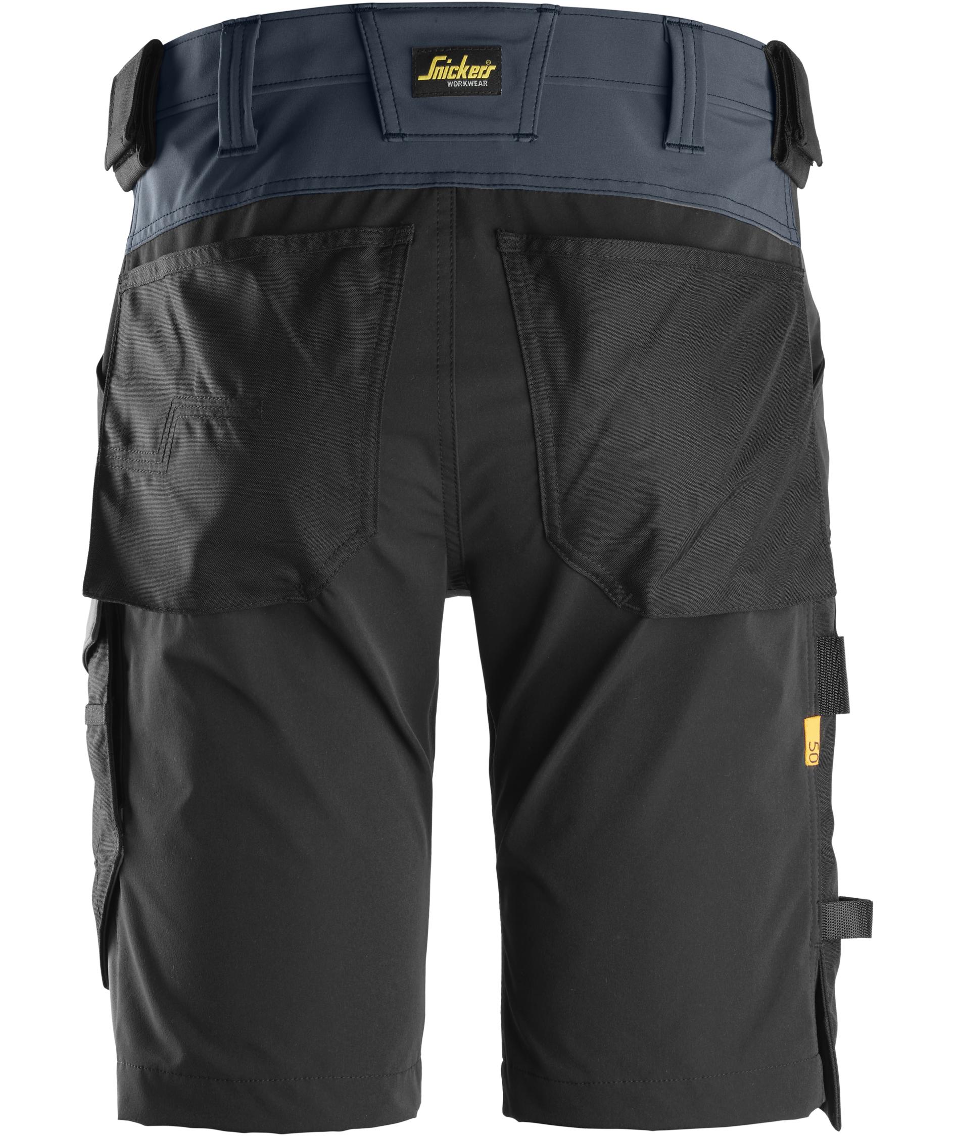 Snickers AllroundWork arbejdsshorts 6173, Navy/black, large image number 2
