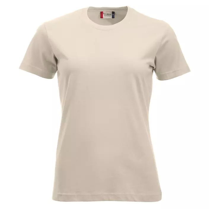 Clique New Classic T-shirt dam, Ljus Khaki, large image number 0