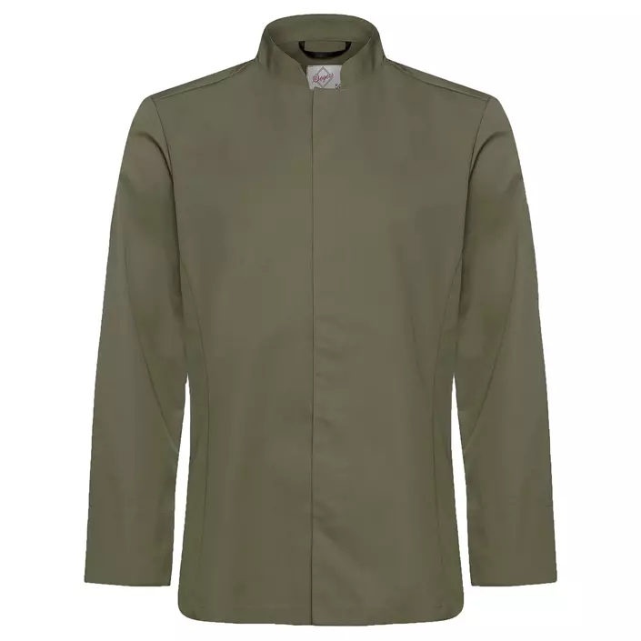 Segers slim fit kockskjorta, Olivgrön, large image number 0