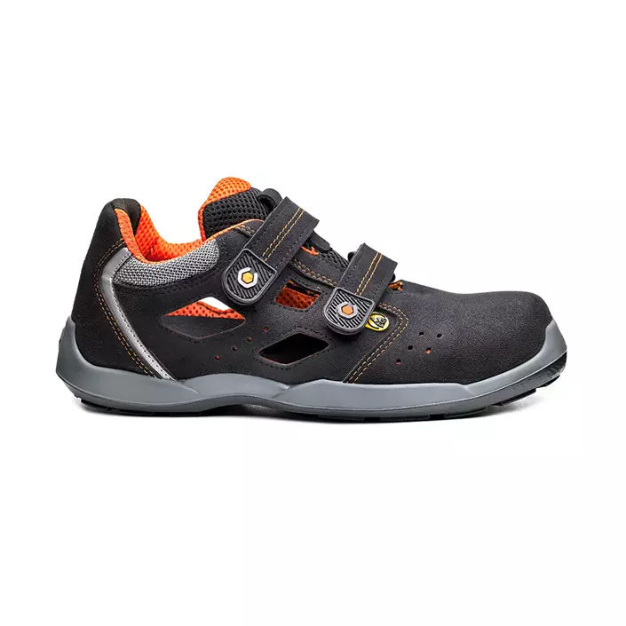 Base Judo safety shoes S1P, Black/Orange, large image number 0