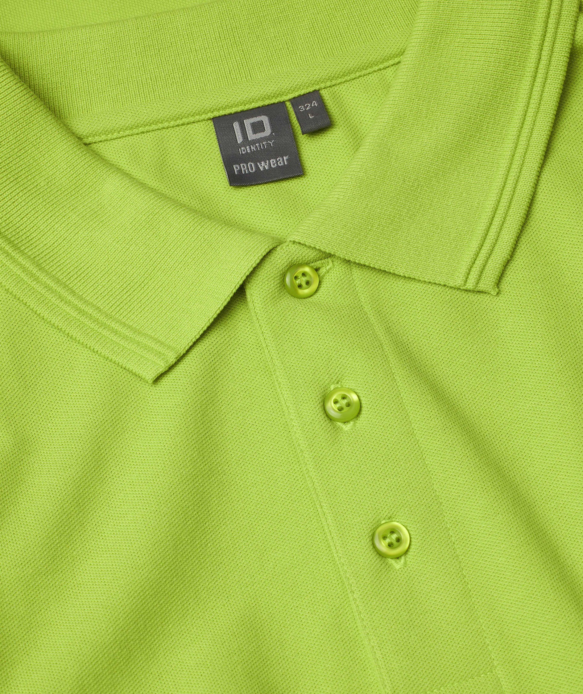 ID PRO Wear Polo shirt, Lime, Lime, large image number 3
