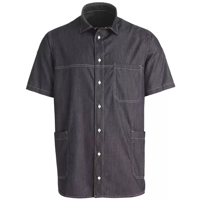 Kentaur comfort fit kortermet funksjonell skjorte, Dark Ocean, large image number 0