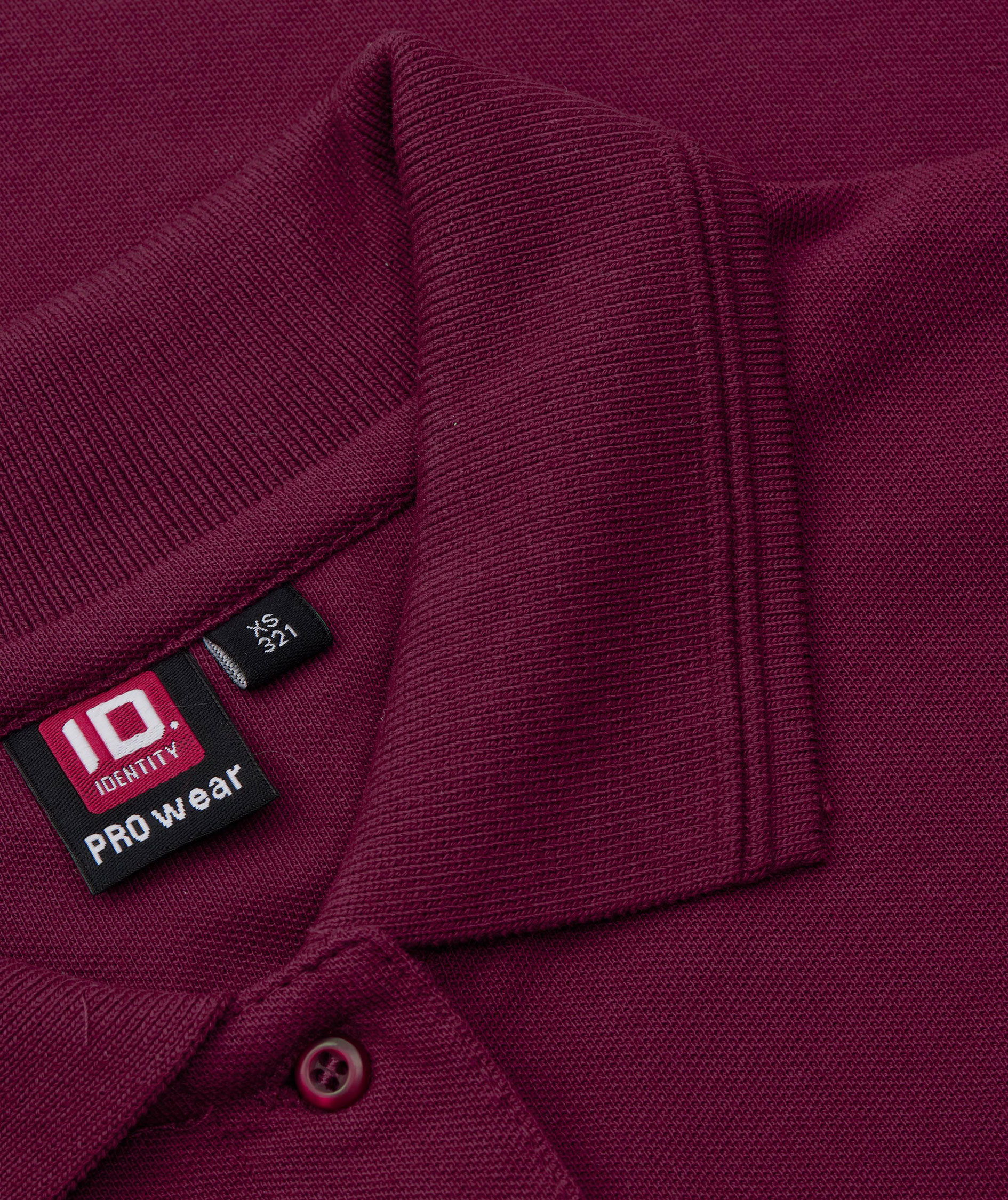ID PRO Wear Damen Poloshirt, Bordeaux, large image number 3