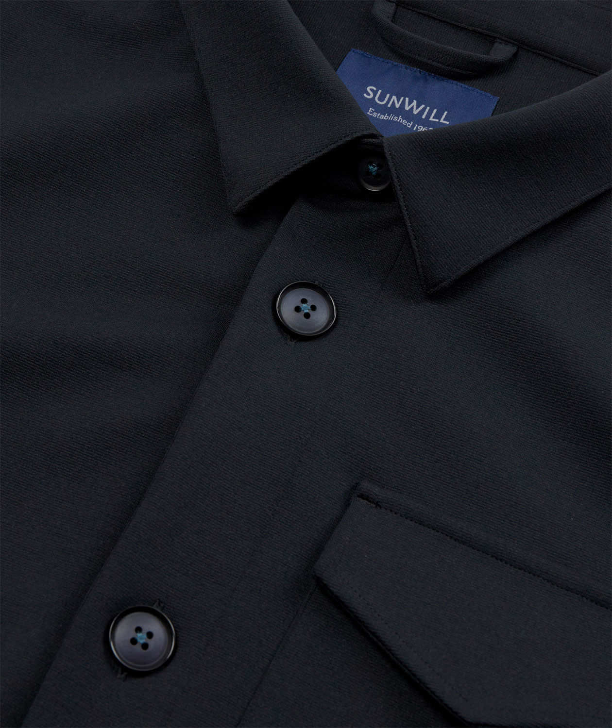 Sunwill Extreme Flexibility Overshirt, Navy, large image number 5