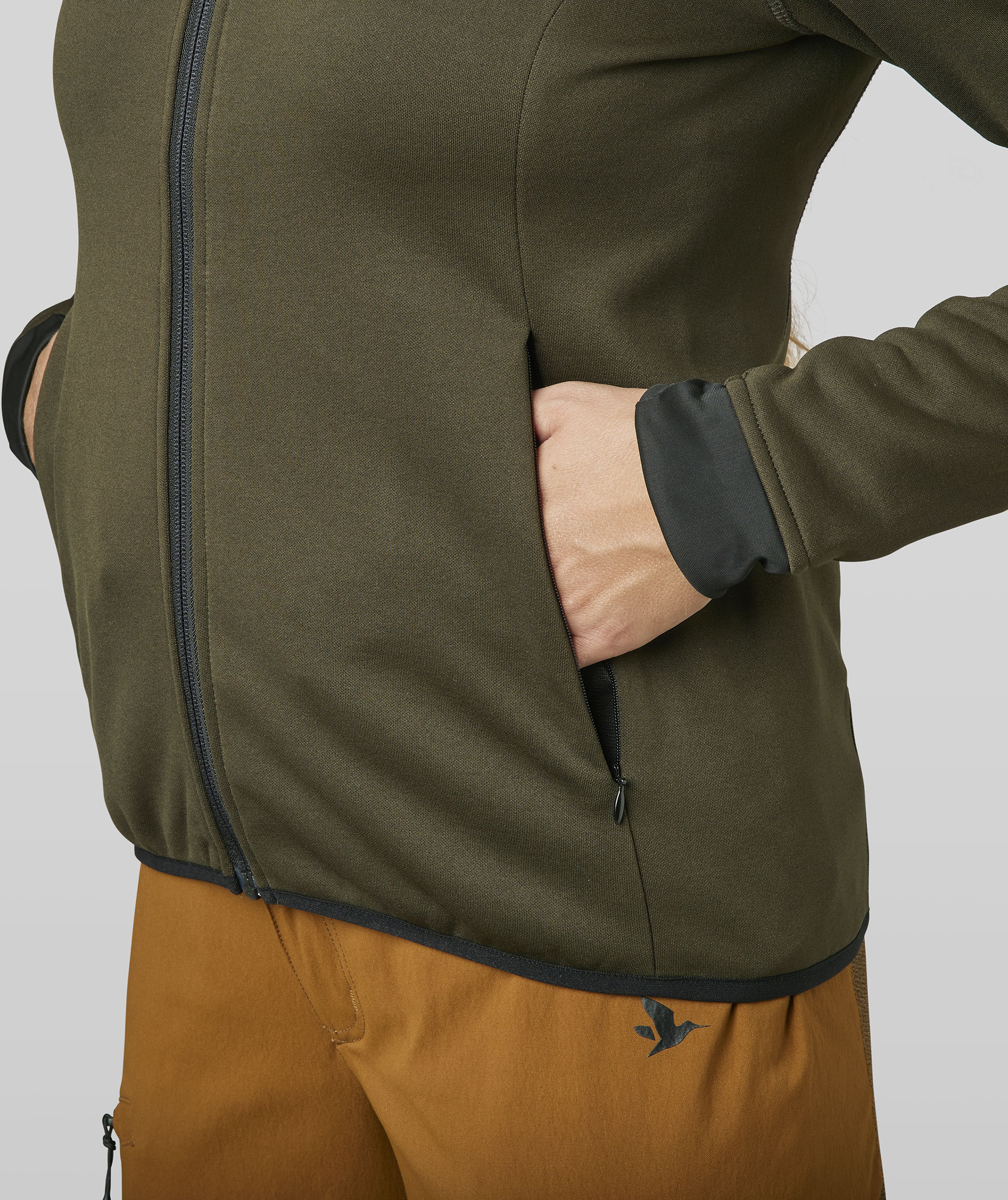 Seeland Power women&acute;s fleece jacket, Pine green, large image number 4