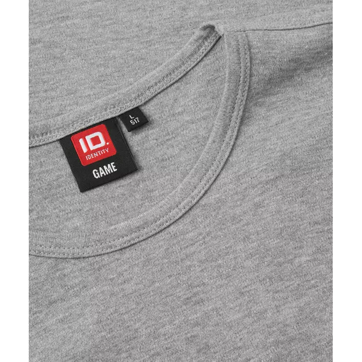 ID Interlock T-shirt, Grey melange , large image number 3