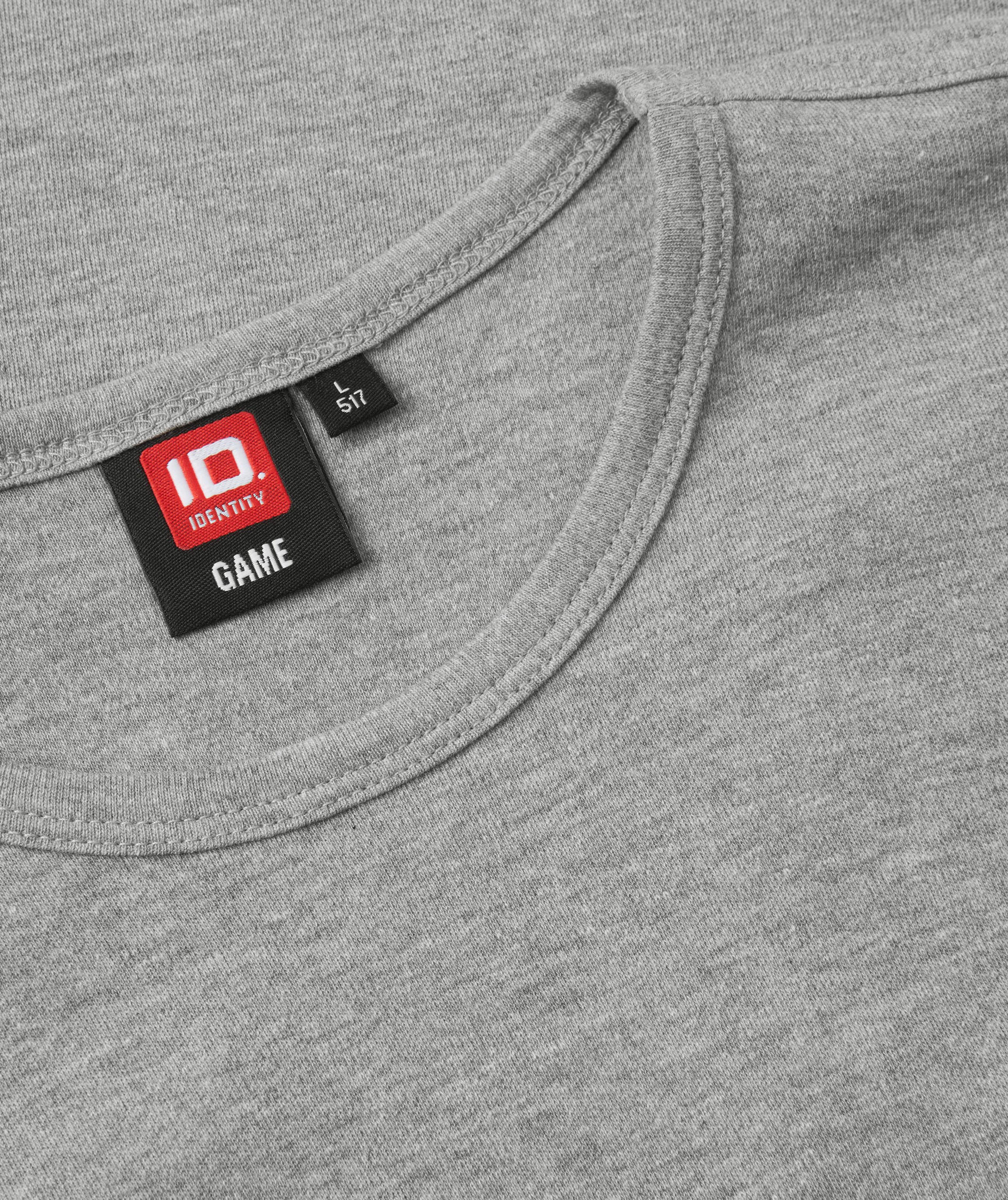 ID Interlock T-Shirt, Grey melange, large image number 3