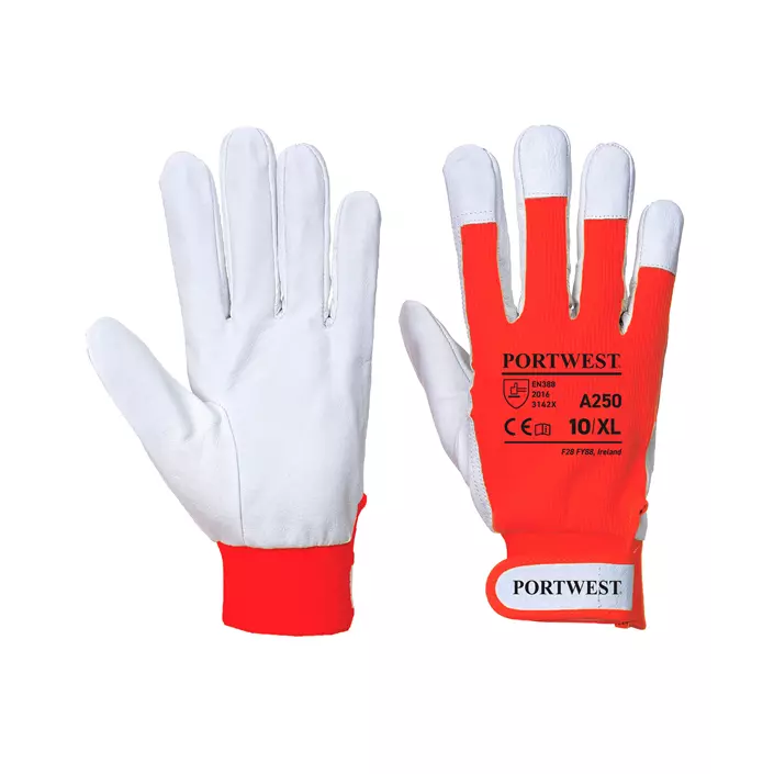 Portwest A250 Tergsus work gloves, Red, large image number 0