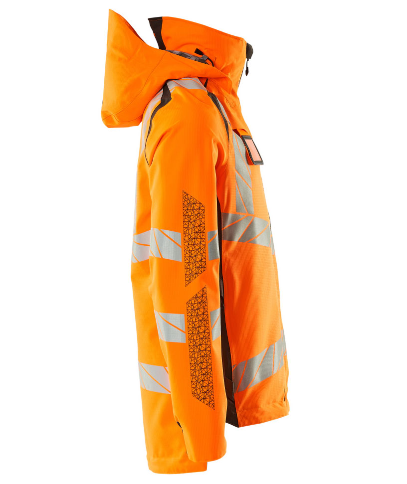 Mascot Accelerate Safe skaljakke, Hi-vis Orange/M&oslash;rk antracit, large image number 2