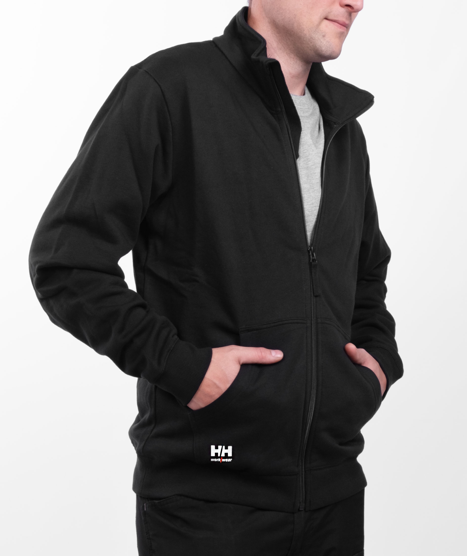 Helly Hansen Manchester cardigan, Black, large image number 3