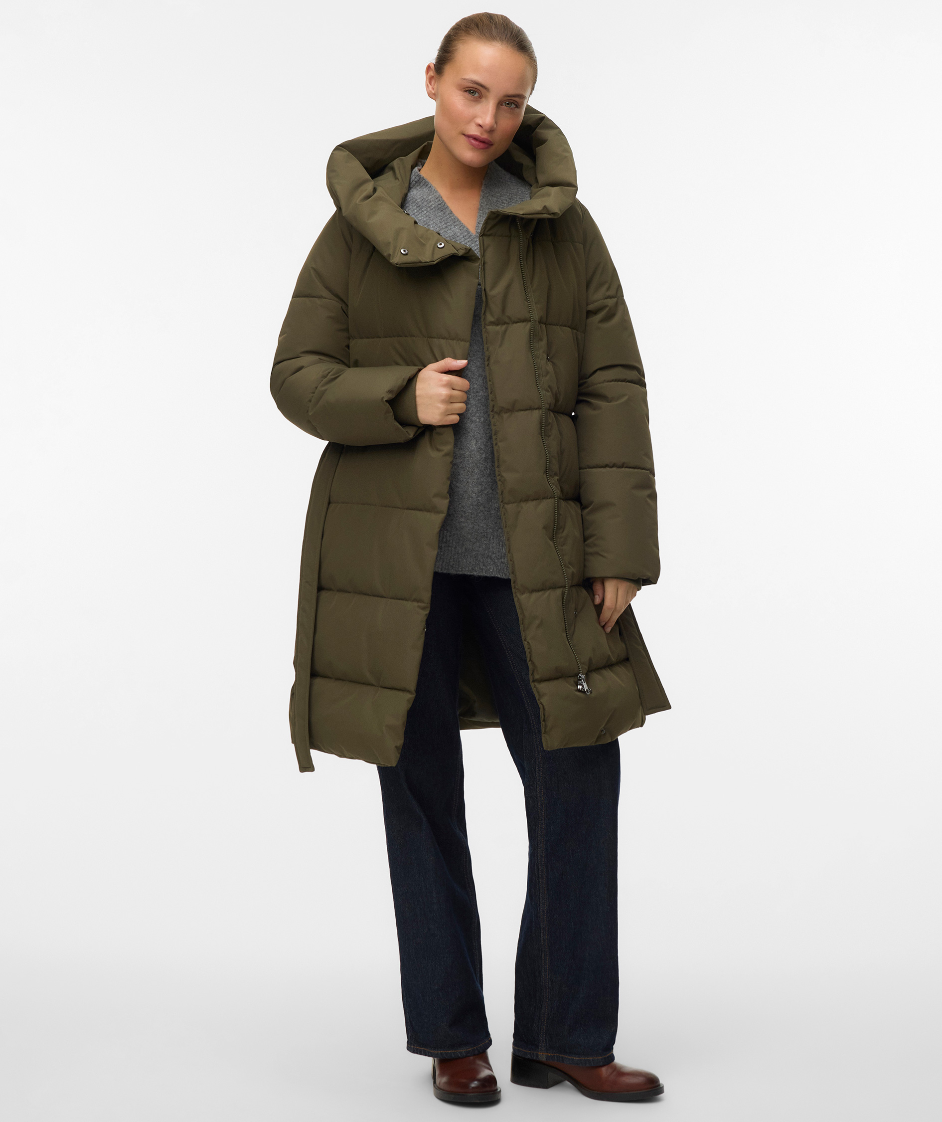 Vero Moda VMLEONIEKATE women's quilted jacket, Grape leaf, large image number 3