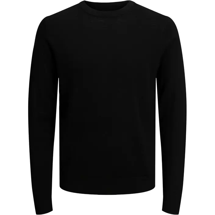 Jack & Jones Premium JPRCCMERINO striktrøje med merinould, Black, large image number 0