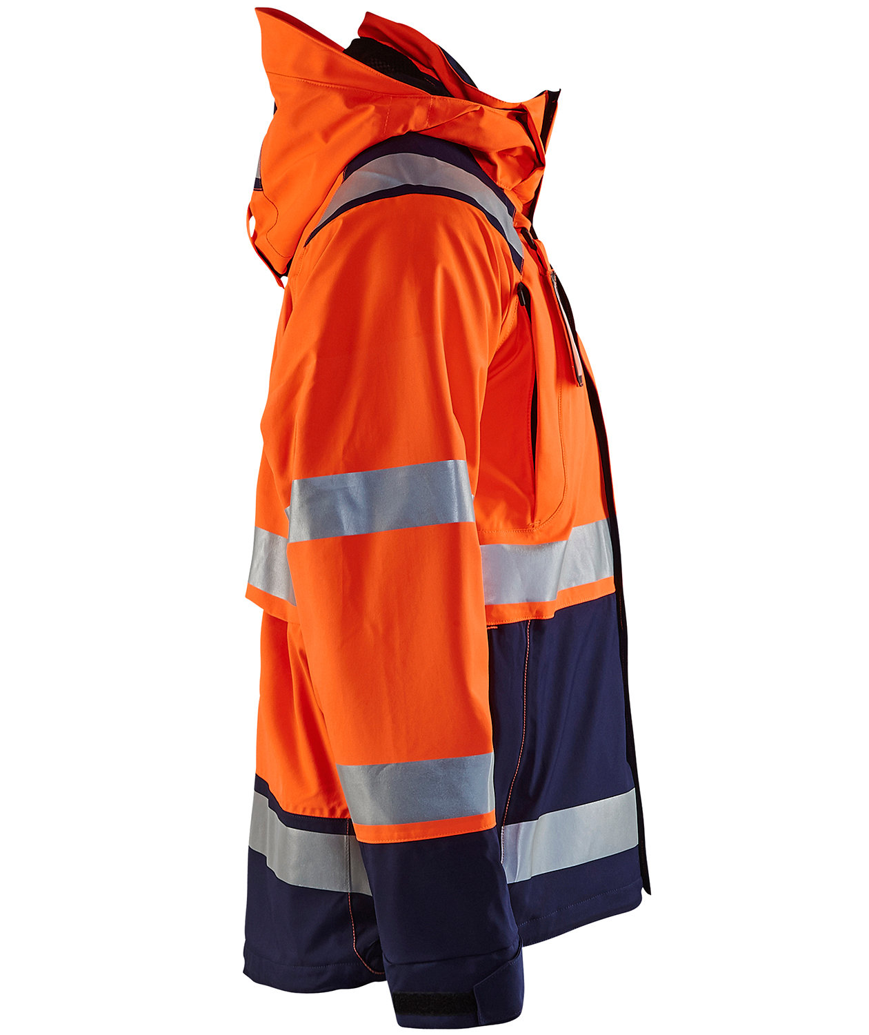 Bl&aring;kl&auml;der shell jacket, Hi-vis Orange/Marine, large image number 4