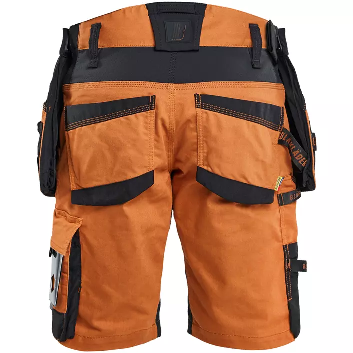 Blåkläder Striker håndværkershorts, Rust/sort, large image number 1