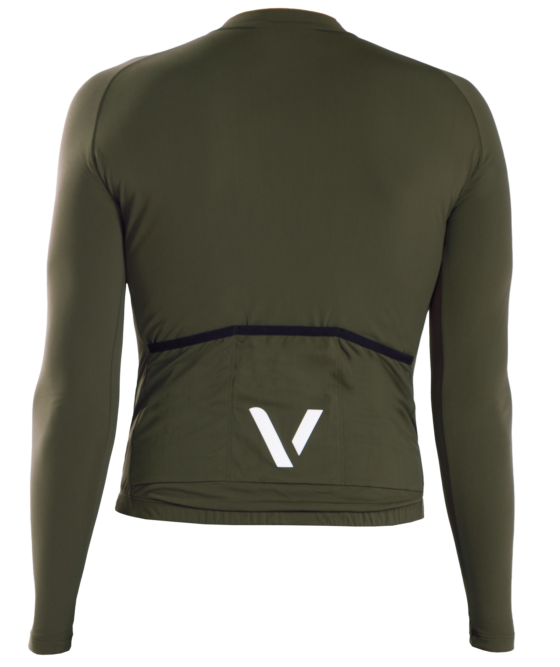 Vang&agrave;rd Light long-sleeved cycling jersey, Dark olive 