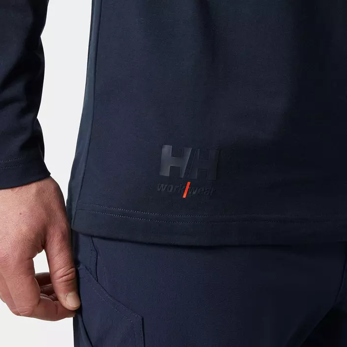 Helly Hansen Kensington långärmad T-shirt, Navy, large image number 4