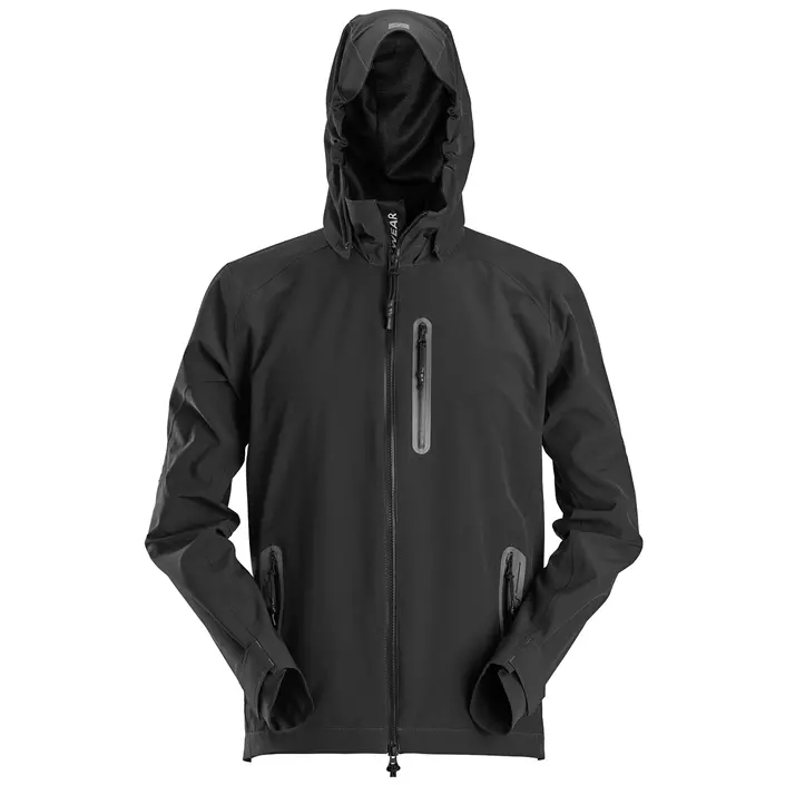 Snickers FlexiWork softshell jacket 1218, Black, large image number 0