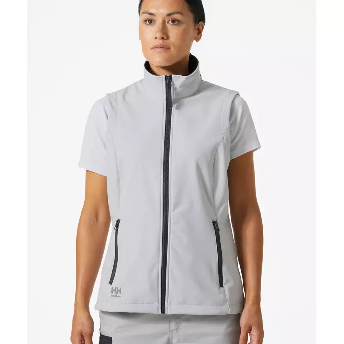 Helly Hansen Manchester 2.0 women's softshell vest, Grey fog, large image number 1