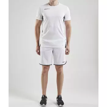 Craft Pro Control Impact shorts, White/black