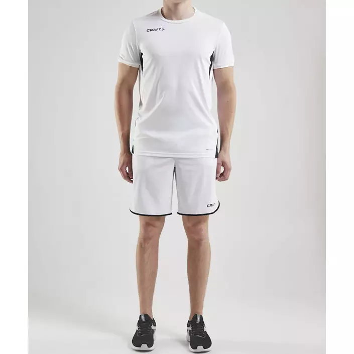 Craft Pro Control Impact shorts, White/black, large image number 1