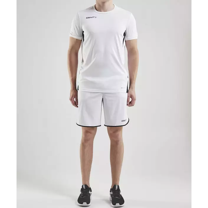 Craft Pro Control Impact shorts, White/black, large image number 1